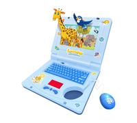 Children's Simulation Laptop Toy with Music Lights and Animations