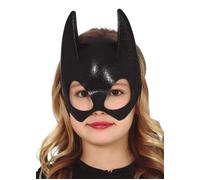 Childrens Size Black Batman or Batgirl Style Mask