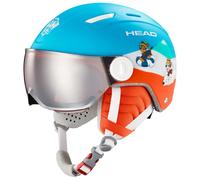 Head - Ski/snowboard helmet - Mojo Visor Paw - Kid Size 47-51 cm - Blue Blue 47-51 cm