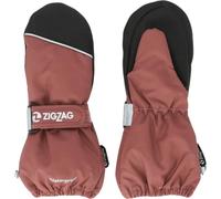 Children's ski mittens Zigzag Shildon WP Marron 8/10 ans