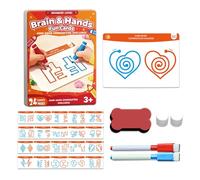 Childrens Skill Building Tracing Cards Featuring Fun Patterns to Improve Observation and Creativity ' S Mind Development Dolls