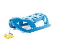 Children's Sled With Tow Rope Plastic Blue Childrens Sled Toboggan Sled