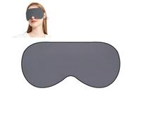 Children's Sleeping Mask, Sleeping Mask, Silk, Silky Soft Sleeping Glasses, Suitable for Children from 5 to 15 Years, Adjustable Shoulder Strap (Grey)