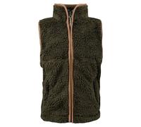 JACK PYKE Junior Sherpa Fleece Gilet Dark Olive S