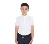 CHILDREN'S SLIM FIT COMPETITION POLO SHIRT WITH FOUR BUTTONS