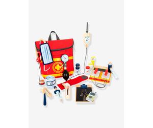 Children's small foot® first aid backpack, 18 pieces red