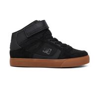 Dc Shoes Boys Pure High-top Elastic Sneaker, Black/Gum, 2 UK