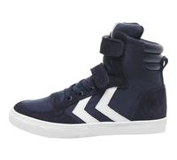 hummel Unisex Kid's Slimmer Stadil High Jr Sneaker, Dress Blues, 12.5 UK Child