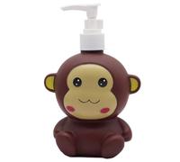 Children's Soap Dispenser for Children, Soap Dispenser 300 ml, Soap Bottle with Monkey Shape Liquid Soap, Shampoo, Lotions Idel for Use in the Bathroom or Kitchen