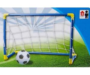 Children's Soccer Goal + Ball and Pump with Transport Case Dimensions 44x31x24cm