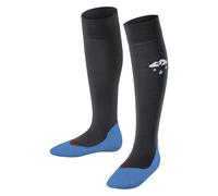 FALKE Unisex Kids Active Rainboot K Kh Wool Lyocell Long Thick Breathable Patterned 1 Pair Knee-High Socks, Blue Indigo Melange 6227, 5.5-8