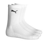 PUMA Unisex Kid's Crew Socken, White, 27/30 (Pack of 3)