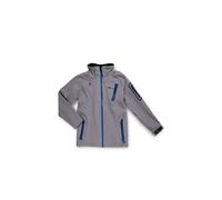 Children's softshell jacket Peak Mountain Ecolok Gris 10 ans