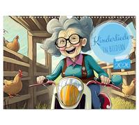 Children's songs - In pictures UK-Version (Wall Calendar 2026 DIN A3 Landscape), CALVENDO 12 Month Wall Calendar