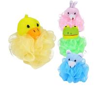 Children's Sponges for Bathing - Cartoon Children's Loofas for Showering | Shower Sponge Home Body Scrubber Shower Ball Accessories for Bathroom Bear and More Available and Should Be the Interest of