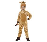 Children's Spotted Giraffe Fancy Dress Costume with Tail, Brown