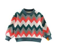 Children's Spring Autumn Winter Sweatshirt Round Neck Comfortable Casual Fashion Tops Spitfire Hoodie for Kids (Red, 3-4 Years)