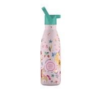 Children's Stainless Steel Water Bottle, Keeps 36 Hours Cold 18 H Hot, BPA-Free Thermal Bottle with Triple Wall, Leak-Proof, 350 ml