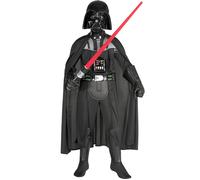 Childrens Star Wars Darth Vader Kids Fancy Dress Sci-Fi Costume Deluxe Black
