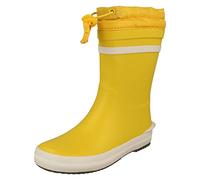 Childrens Startrite Toggle Top Wellingtons Big Puddle - Yellow Plain Synthetic - UK Size 11F - EU Size 29 - US Size 12