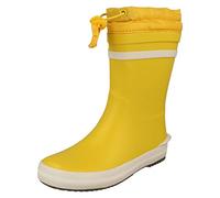 Childrens Startrite Toggle Top Wellingtons Big Puddle - Yellow Plain Synthetic - UK Size 13F - EU Size 32 - US Size 1