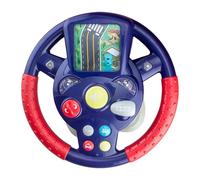 Children's Steering Wheel Toy, Simulated Portable Driving Controller With Funny Sounding, Car Backseat Pretend Simulated Driving Steering Wheel Toy With Light And Music Ideal Present For Kids Toddler
