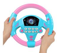 Children's Steering Wheel Toys, Kids Steering Wheel For Car Back Seat, Smooth And Durable, With Sound And Light, Educational Preschool Learning Toy For 3+ Years Old