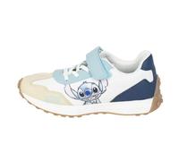 Children's Stitch Sneakers - White and Blue - Size 5 - Closure with Velcro and Laces - Sneakers with TPR Sole - Original Product Designed in Spain