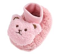Children's Stopper Socks - House Socks Girls High Crawling Socks Baby Non-Slip Socks Non-Slip First Walking Shoes Cotton Ankle Socks Toddler, 13, Beige