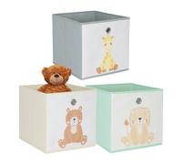 Children's storage boxes Toy box Organiser boxes Shelf box Basket Set of 3