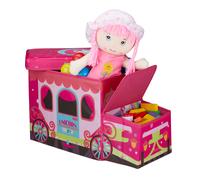 Children's storage ottoman Lightweight Compact Children's Toy Chest Padded Lid