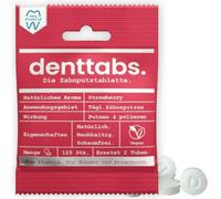 Children's Strawberry Toothbrush Tablets Plastic-Free Without Fluoride (Pack of 125)