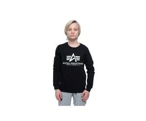 Children's sweatshirt Alpha Industries Basic Noir 12 ans