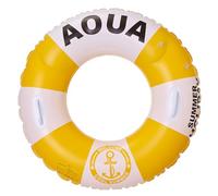Children's Swim Rings - Ring Pool Float Life Preserver Ring With Handle,Pool Tubes, Life Preserver British Style Design for Adult, Women, Beach