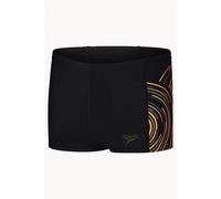 Speedo Plastisol Placement Swimming Boxer Black 7-8 Years Boy