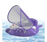 Children's Swimming Aid with Sun Canopy, Pool Seat Ring as Swimming Aid, for 6-36 Months, for Pool and Holiday