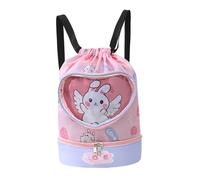 Children's Swimming Bag, Dry Separate Cartoon Drawess Lightweight Pool Accessories, Waterproof Beach Bag, Backpack for Beach School, Travel Activities, Sports, Camping, Gym, Rabbit., see description