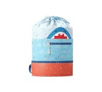 Children's Swimming Bag, Dry Wet Separate Sports Backpack Waterproof Girls Bag with Drawstring Shoe Compartment for Gym Travel Camping Summer Holidays School Lake Boat Backyard Park, blue, Siehe