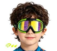 Children's Swimming Goggles, Adjustable, Waterproof Model with Coating, Includes Nose Clip & Earplugs, Swimming Goggles for Pool, Diving, Water Sports, for Swimming, Diving, Training, Outdoor