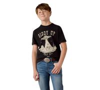 Children's T-shirt Ariat Cowboy Way Up Noir M