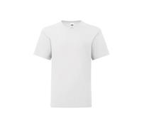 Children's T-shirt Fruit of the Loom Iconic 150 T Blanc 9/11 ans