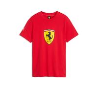 PUMA Youth Scuderia Ferrari Coloured Shield Tee - Red 11-12Y