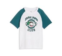 Children's T-shirt Puma Super Graphic Blanc 6 ans