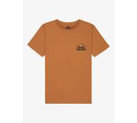 Children's T-shirt Quiksilver Fundamental Ride Marron 14 ans