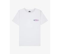 Children's T-shirt Quiksilver Quik Globe Blanc 10 ans