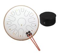 Children's Tambourine Drum, Ethereal Percussion Instrument with 13 Tones, Includes Sheet Music and Carrying Bag