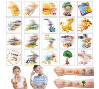 Children's Tattoos, 20 Sheets Mouse Tattoos Children Waterproof Temporary Tattoo Miky Children's Tattoos Skin-Friendly for Girls Boys Children's Birthday Gift Party