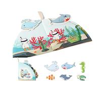 Children's Tear Book Baby Cloth Book Toys Picture Matching Can Tear Paste Repeatedly Tears Paste Cloth Art