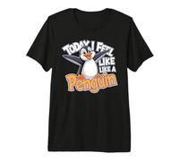 Childrens Today I Feel Like a Penguin Design | Kids Penguin Premium T-Shirt