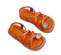 Children's Toddler Sandals, Spring Summer Flat First Walking Shoes, Summer Specific Non-Slip Sports Sandals, Hiking, Soft Sole Sandals, Breathable, Casual Flat Sandals, brown, 10.5 UK Child